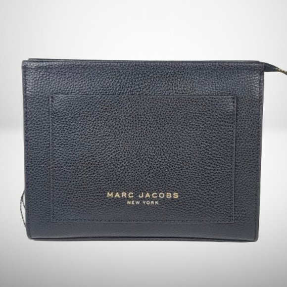 Marc Jacobs New Grind Leather Cosmetic Pouch - Picture 2 of 10